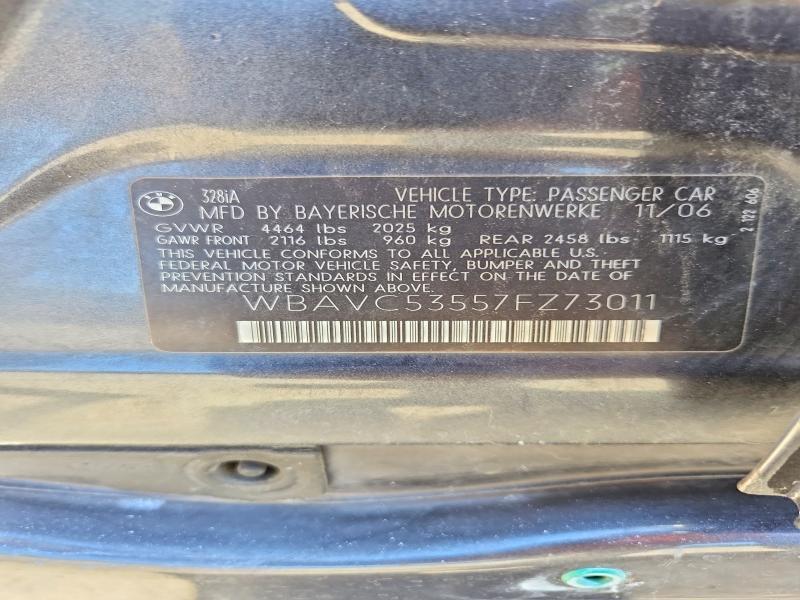 2007 BMW 328 I SULEV — Фото 12 из 12