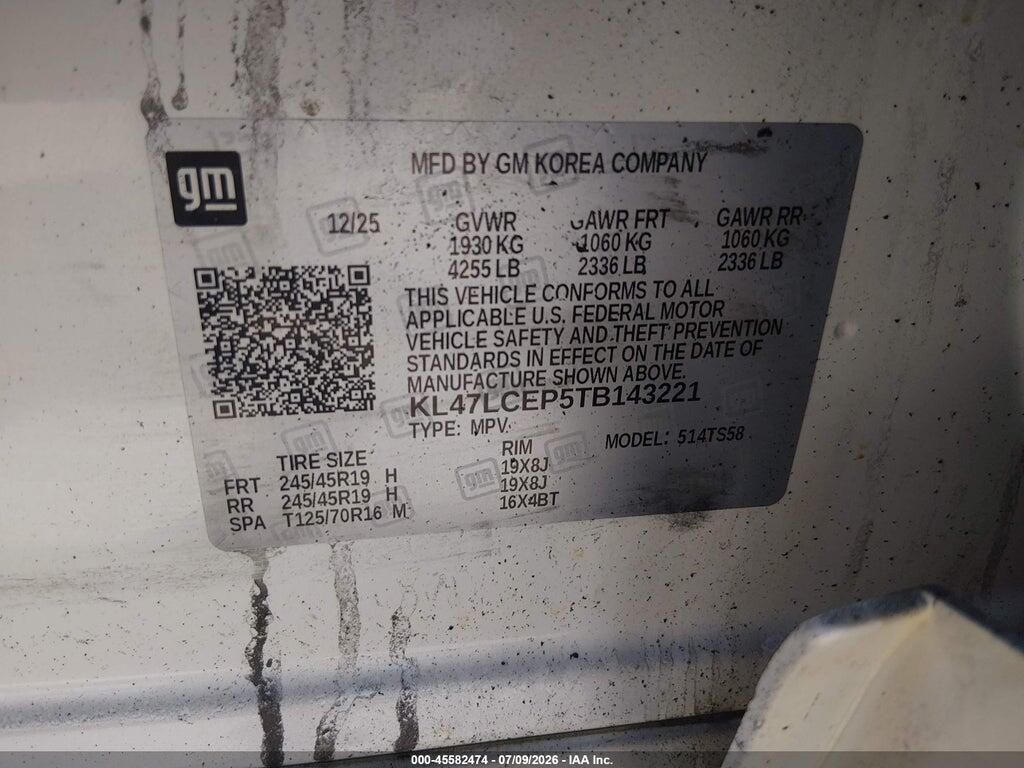 KL47LCEP5TB143221 2026 BUICK ENVISTA photo no. 9
