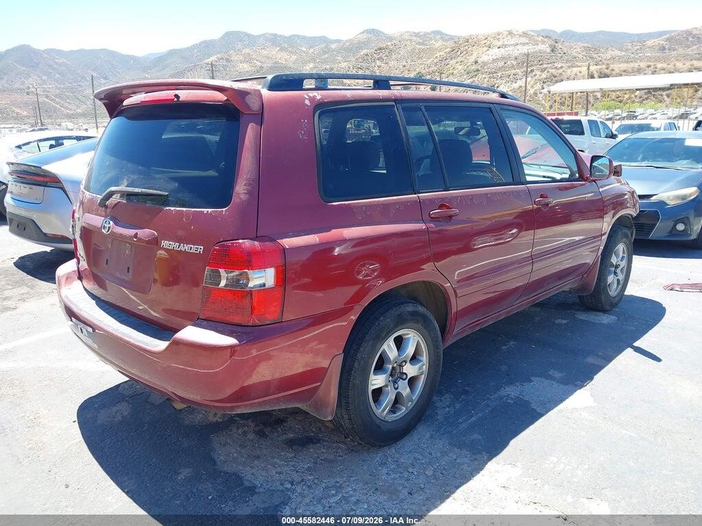 JTEEP21A450115353 2005 TOYOTA HIGHLANDER photo no. 4
