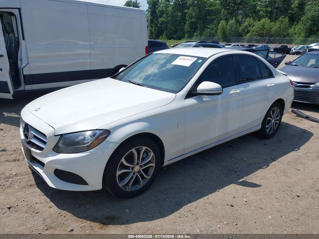 55SWF4KB8FU030371 2015 MERCEDES-BENZ C 300 photo no. 2