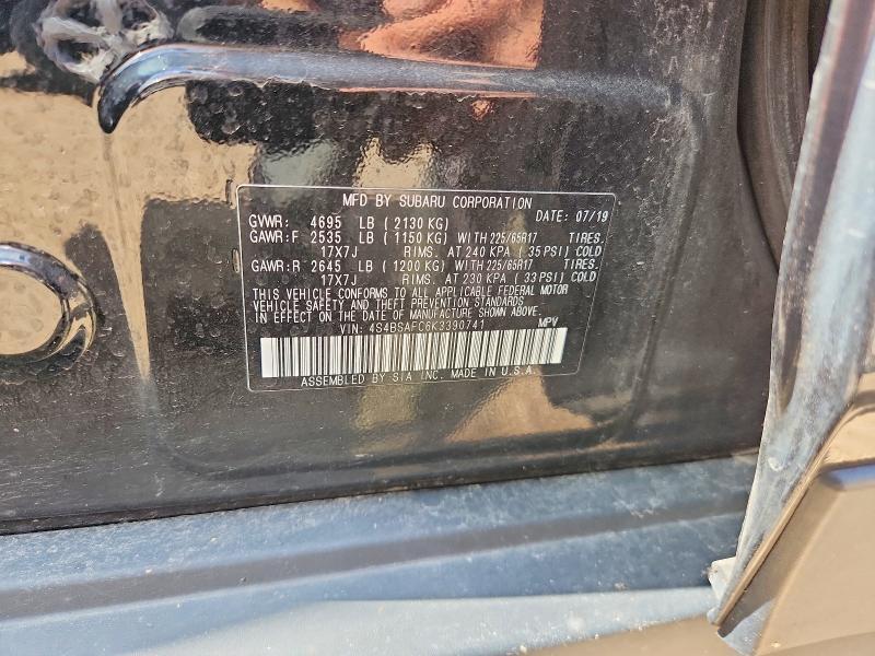 2019 SUBARU OUTBACK 2.5I PREMIUM — Фото 12 из 12