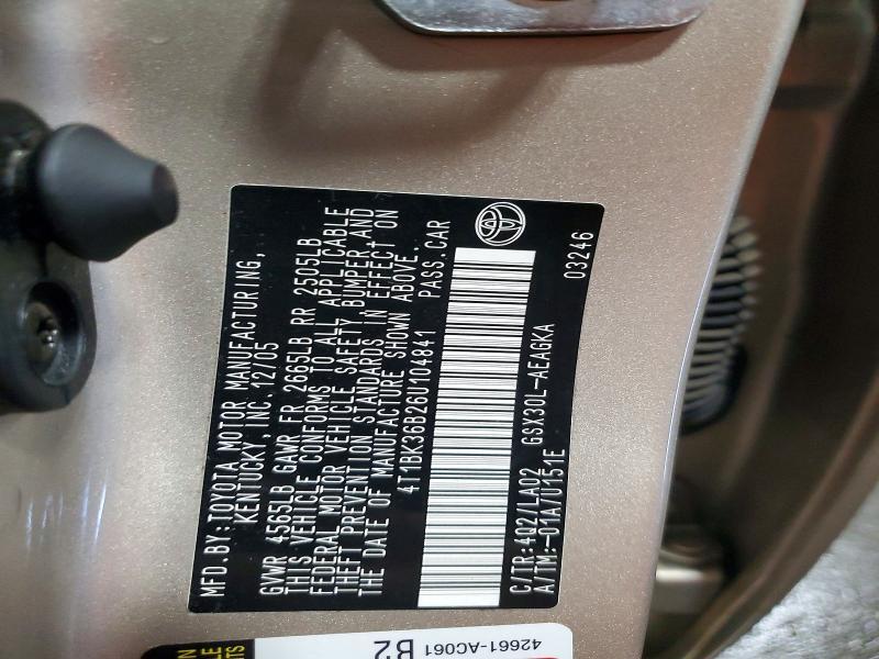 2006 TOYOTA AVALON XLS — Фото 12 из 12