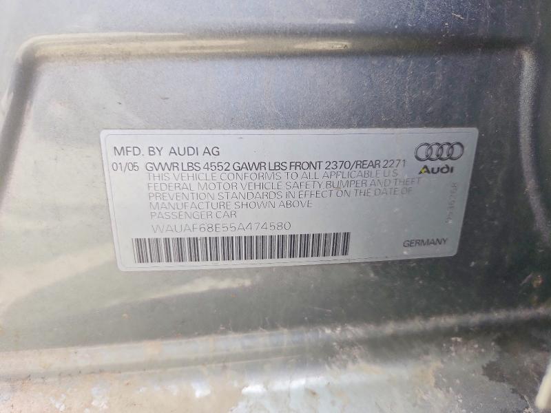 2005 AUDI A4 2.0T — Фото 12 из 12