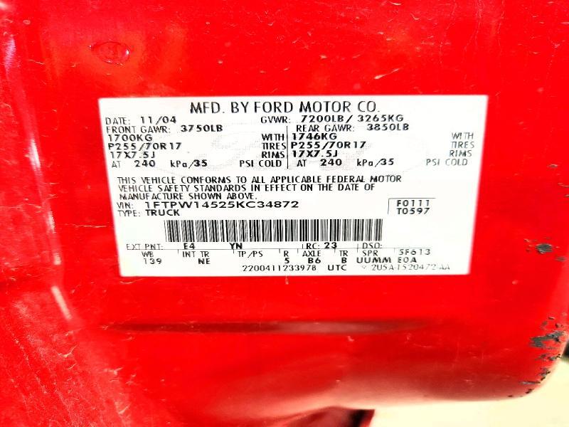 2005 FORD F150 SUPERCREW — Фото 13 из 13