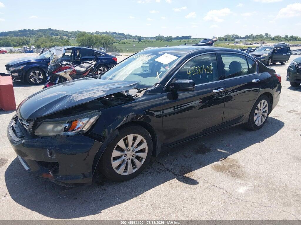 1HGCR3F81EA011562 2014 HONDA ACCORD photo no. 2