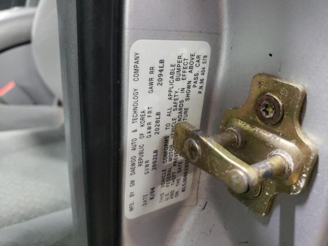 KL5JD86ZX5K084620 2005 SUZUKI FORENZA photo no. 12