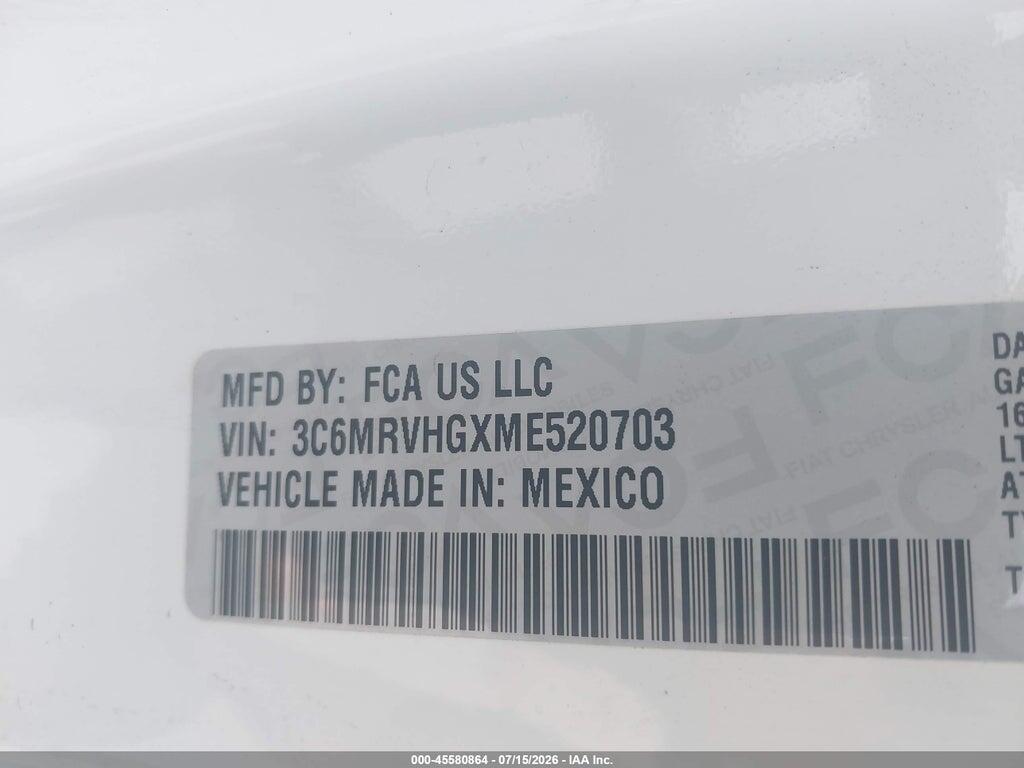 3C6MRVHGXME520703 2021 RAM PROMASTER 3500 photo no. 9