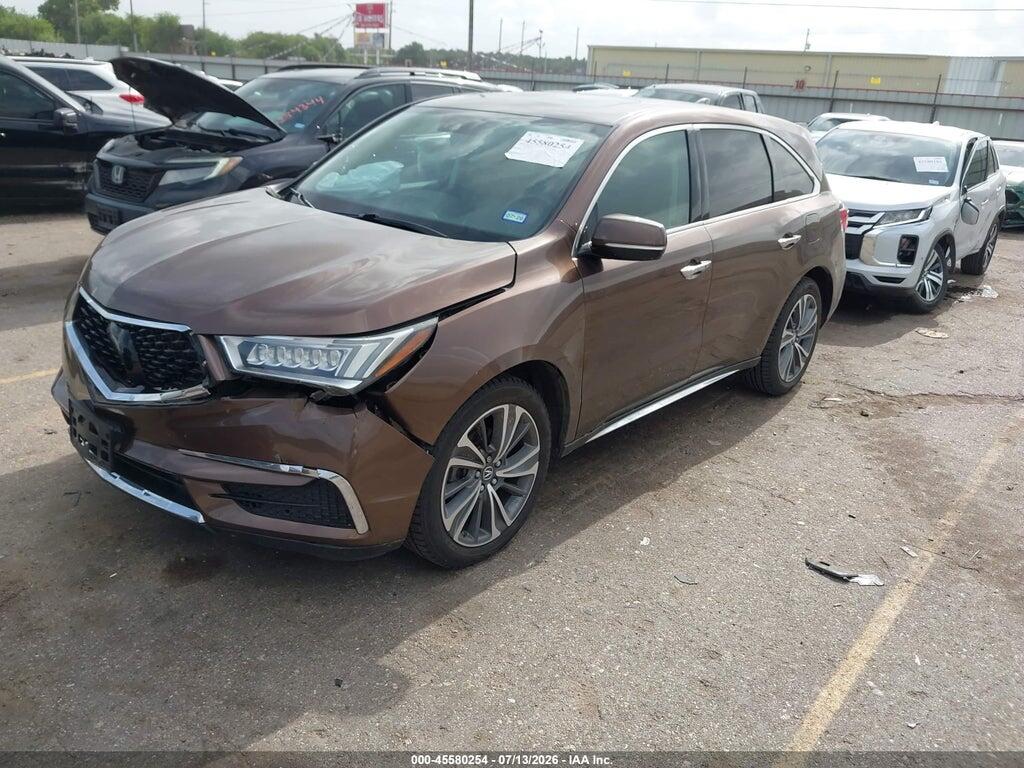 5J8YD3H58KL001599 2019 ACURA MDX photo no. 2