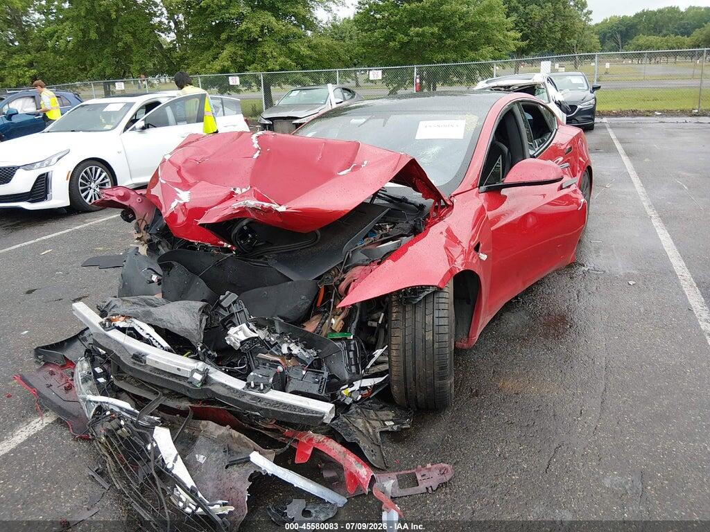 5YJSA1E53MF439944 2021 TESLA MODEL S photo no. 2