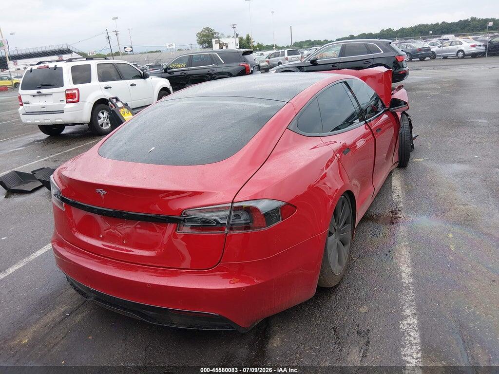 5YJSA1E53MF439944 2021 TESLA MODEL S photo no. 4