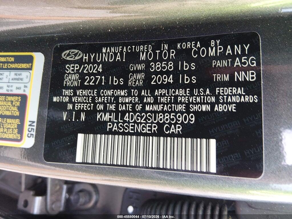KMHLL4DG2SU885909 2025 HYUNDAI ELANTRA photo no. 9