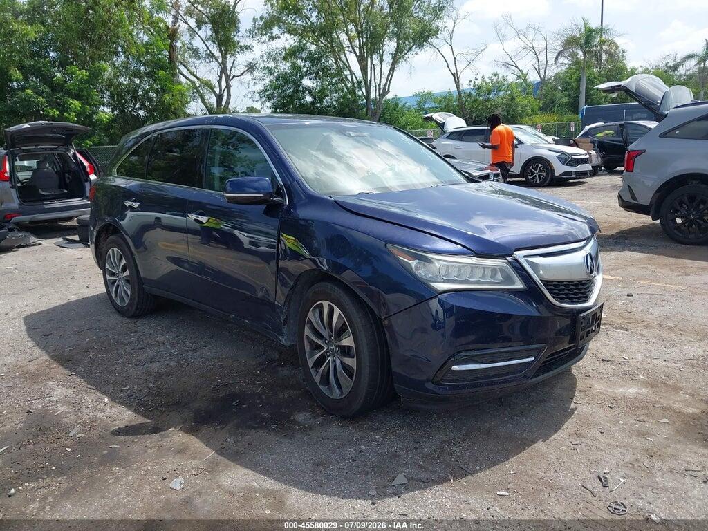 5FRYD3H43GB008538 2016 ACURA MDX photo no. 1