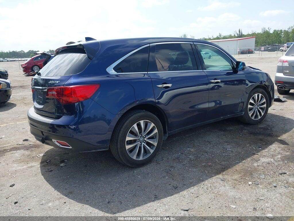 5FRYD3H43GB008538 2016 ACURA MDX photo no. 4