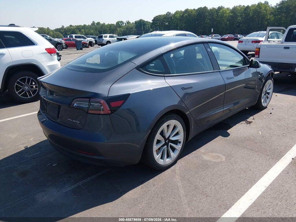 5YJ3E1EB2MF862609 2021 TESLA MODEL 3 photo no. 4
