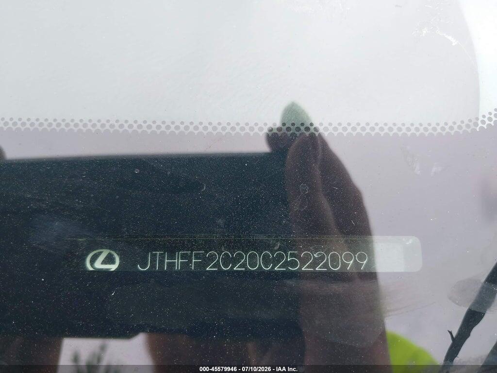 JTHFF2C20C2522099 2012 LEXUS IS 250C photo no. 9