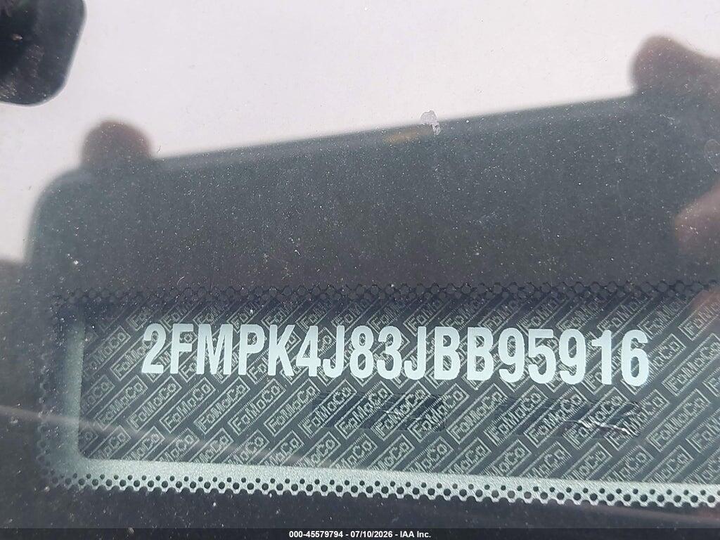 2FMPK4J83JBB95916 2018 FORD EDGE photo no. 9