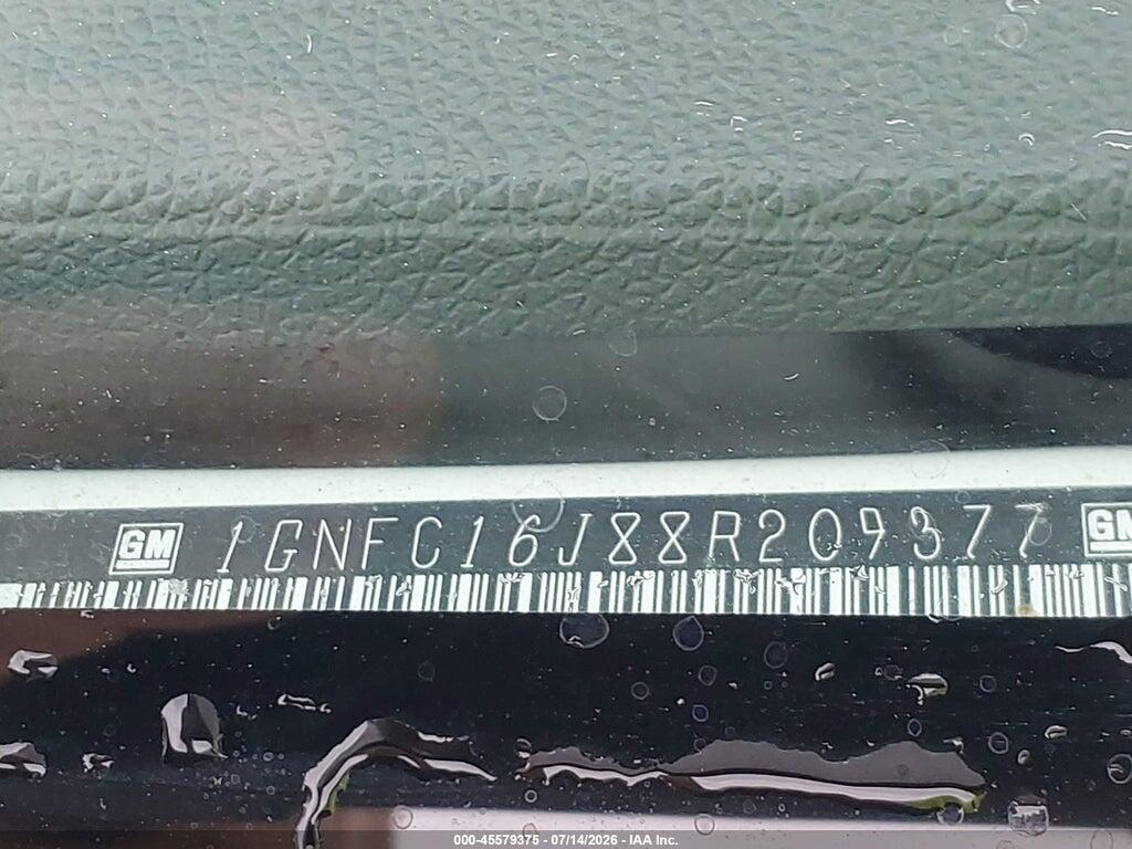 1GNFC16J88R209377 2008 CHEVROLET SUBURBAN 1500 photo no. 9