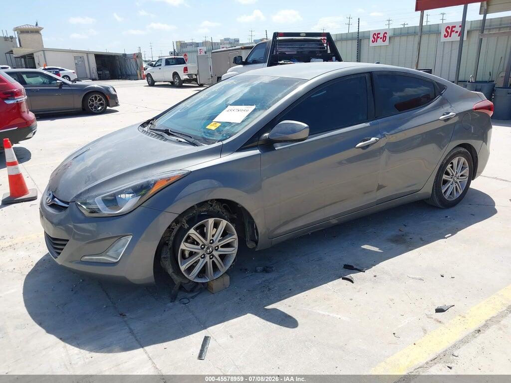 5NPDH4AE0EH471460 2014 HYUNDAI ELANTRA photo no. 2