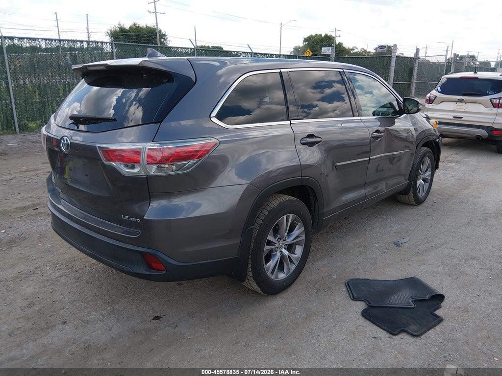 5TDBKRFHXES027344 2014 TOYOTA HIGHLANDER photo no. 4
