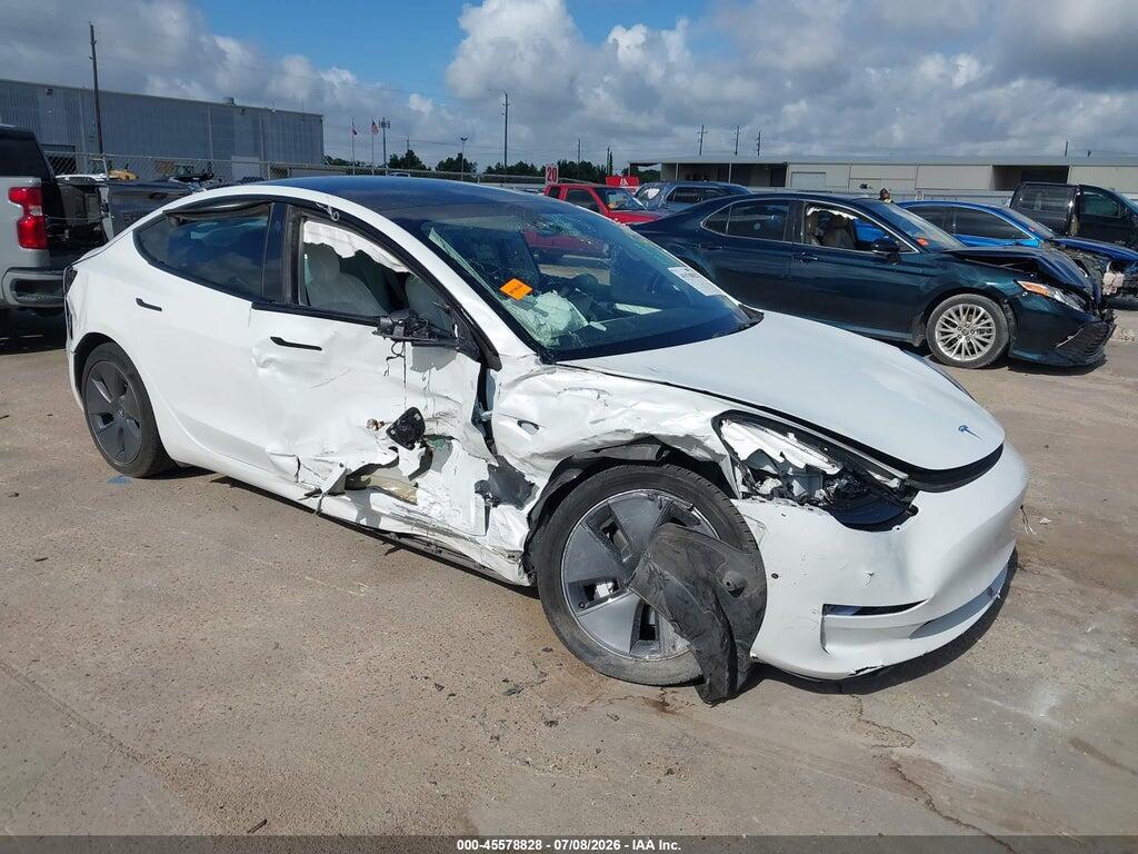 5YJ3E1EA2NF355119 2022 TESLA MODEL 3 photo no. 1