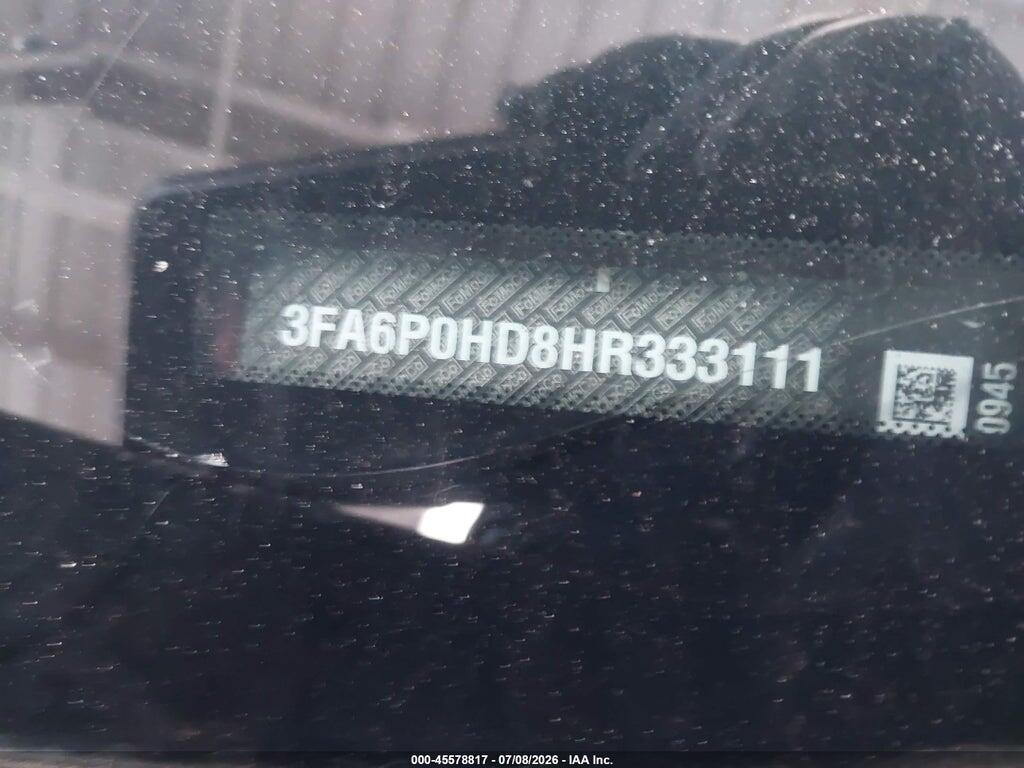 3FA6P0HD8HR333111 2017 FORD FUSION photo no. 9