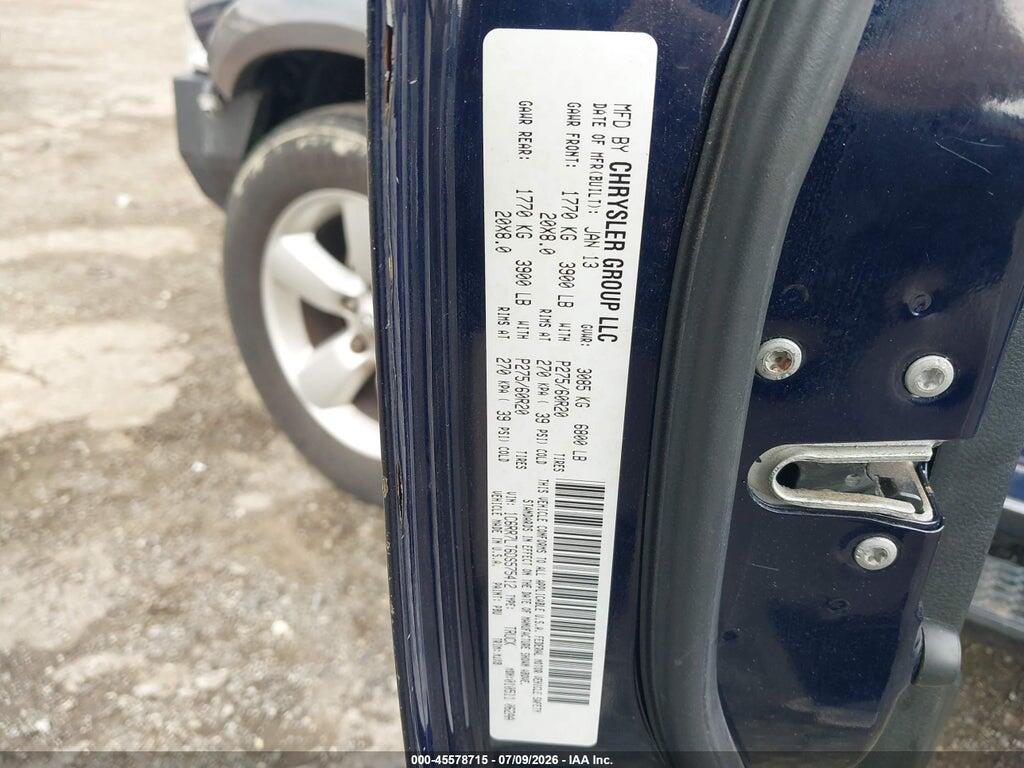 1C6RR7LT6DS575412 2013 RAM 1500 photo no. 9