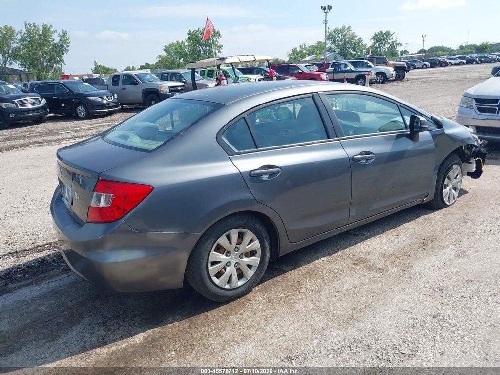 19XFB2F58CE387413 2012 HONDA CIVIC photo no. 4