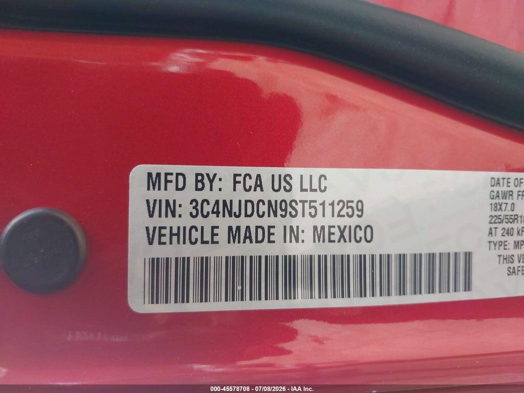 3C4NJDCN9ST511259 2025 JEEP COMPASS photo no. 9