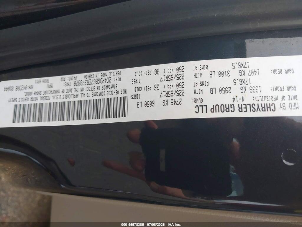 2C4RDGBG7ER378828 2014 DODGE GRAND CARAVAN photo no. 9
