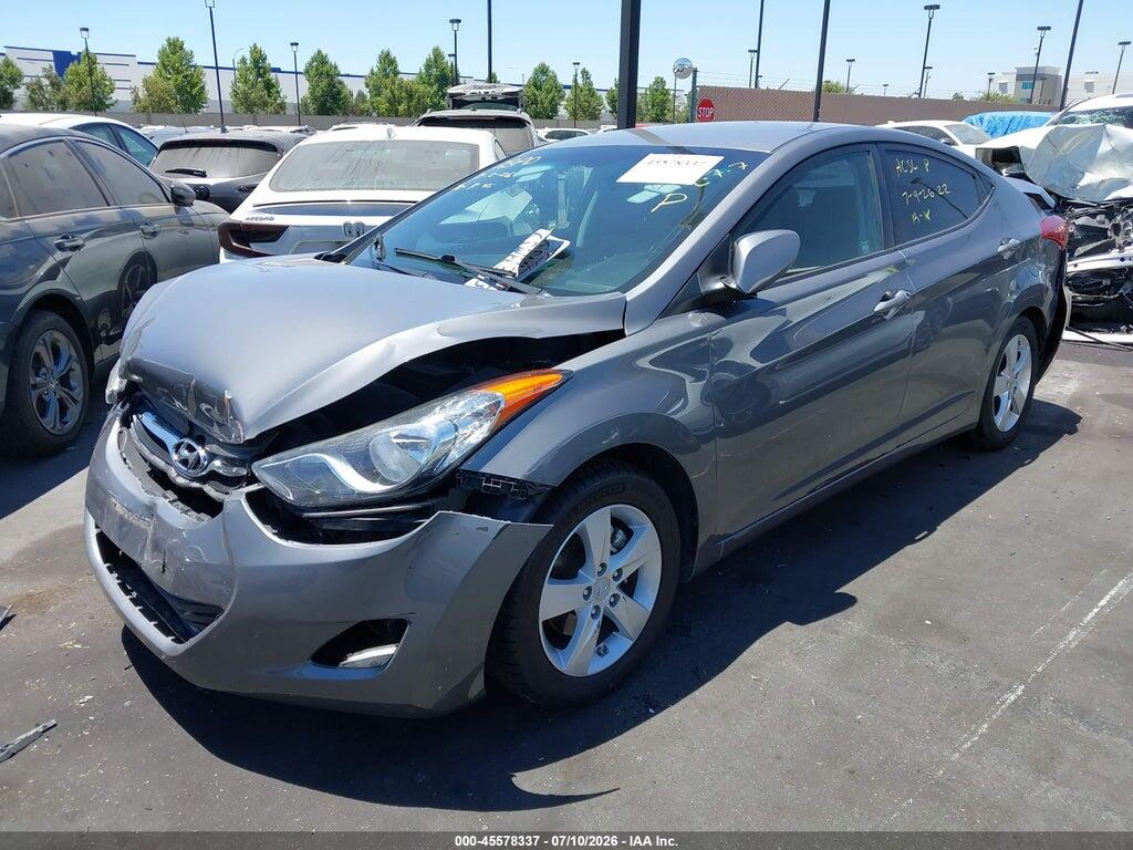 5NPDH4AE2CH082221 2012 HYUNDAI ELANTRA photo no. 2