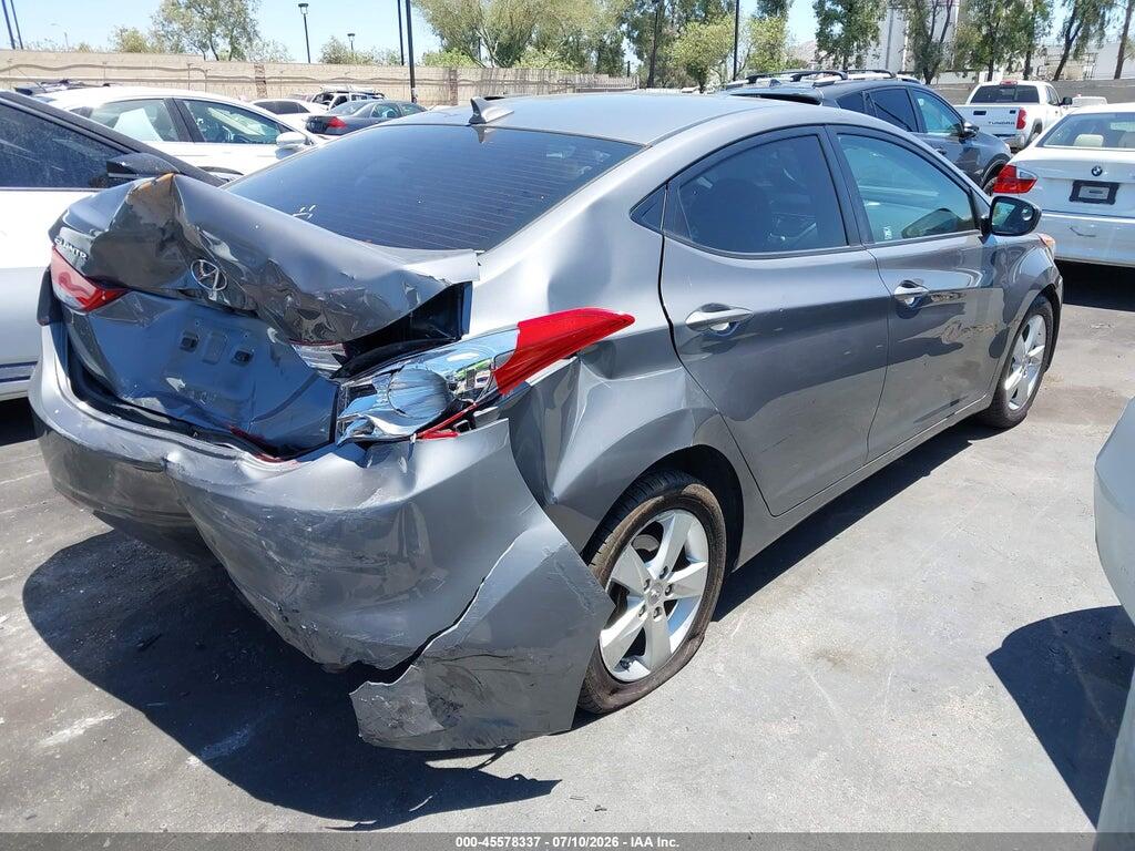 5NPDH4AE2CH082221 2012 HYUNDAI ELANTRA photo no. 4