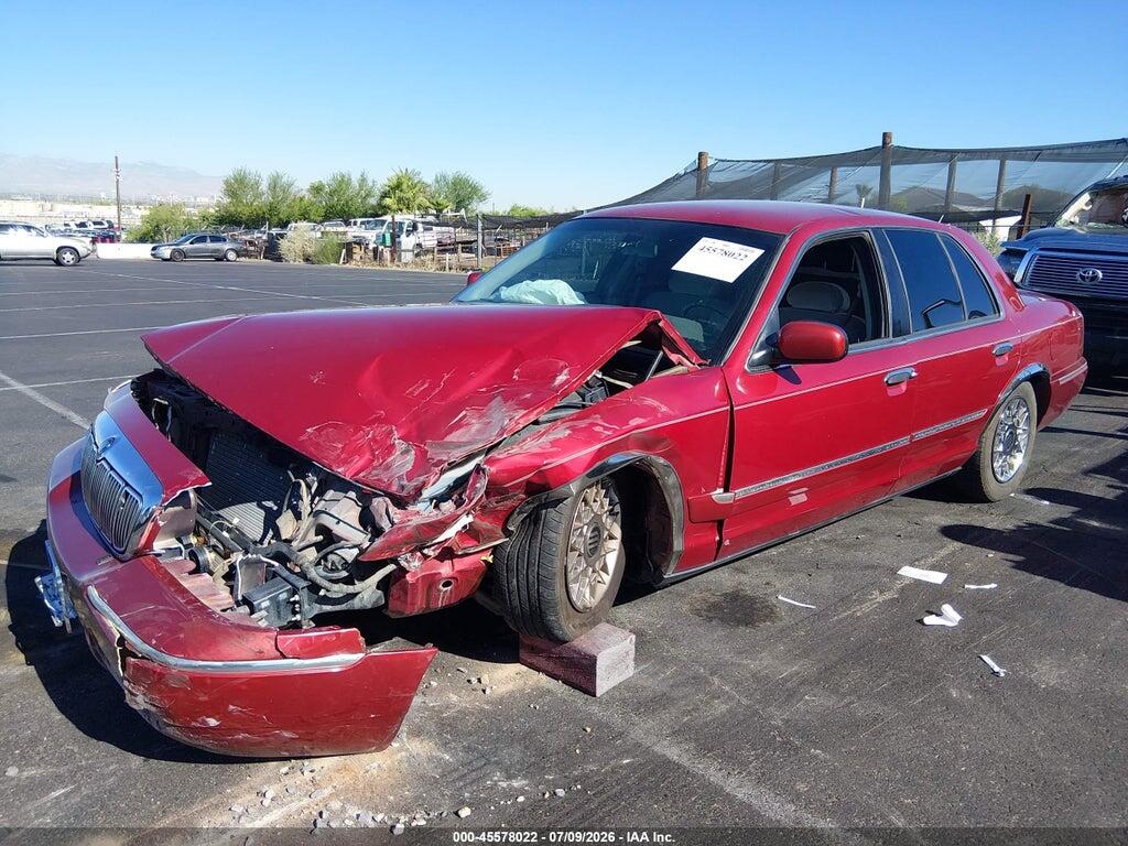 2MEFM74W91X644040 2001 MERCURY GRAND MARQUIS photo no. 2