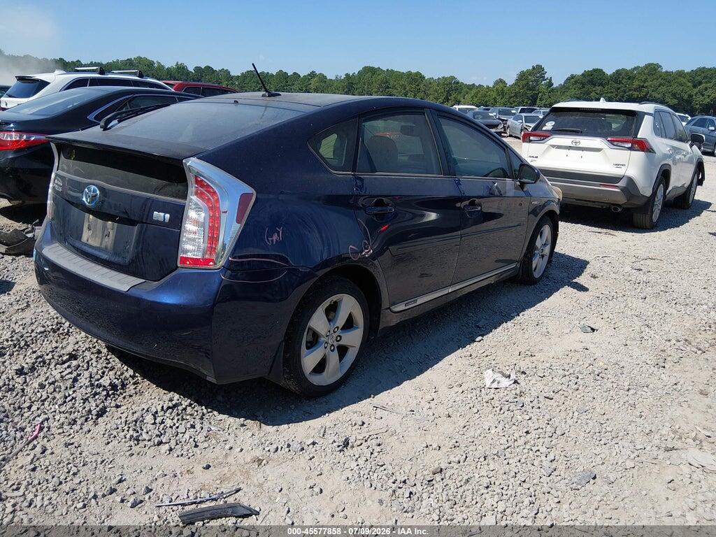 JTDKN3DU1C1587560 2012 TOYOTA PRIUS photo no. 4