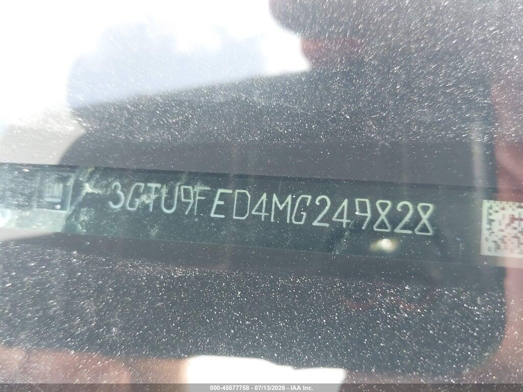 3GTU9FED4MG249828 2021 GMC SIERRA 1500 photo no. 9