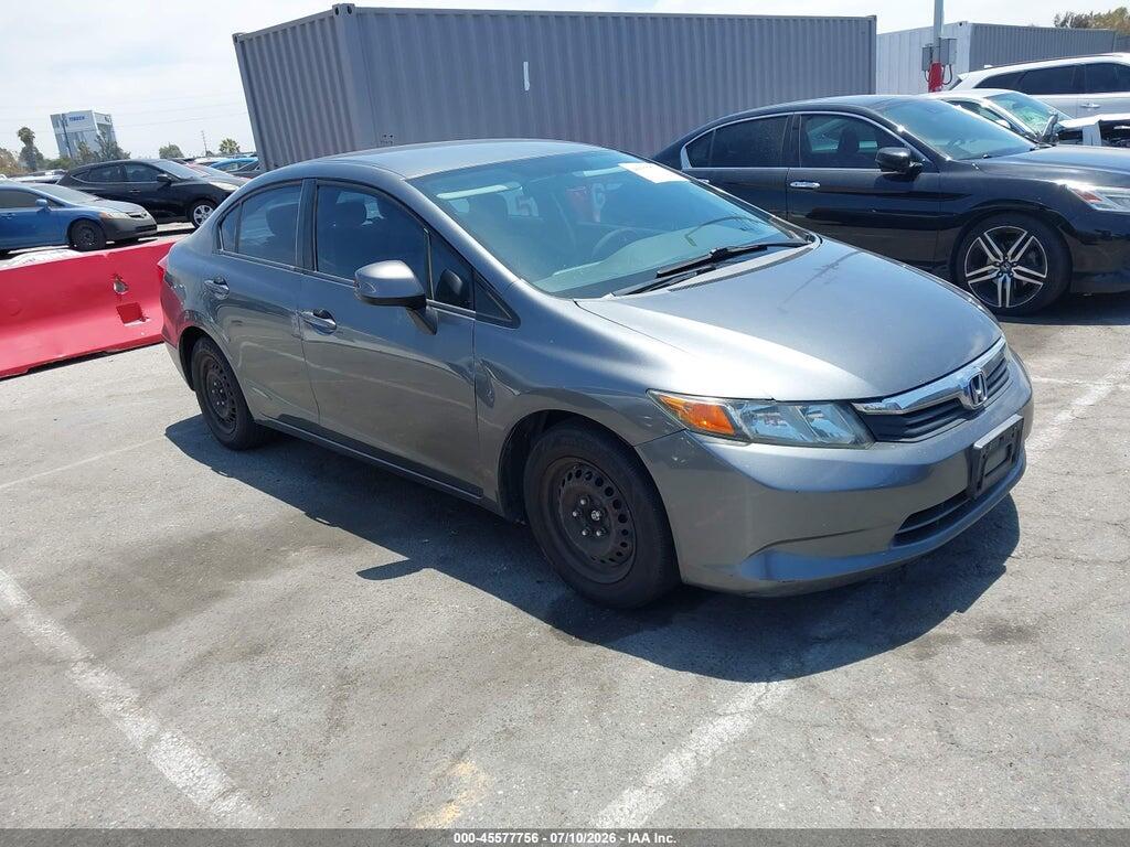 19XFB2F50CE300989 2012 HONDA CIVIC photo no. 1