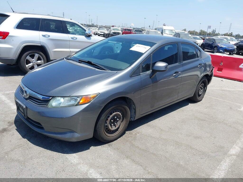 19XFB2F50CE300989 2012 HONDA CIVIC photo no. 2
