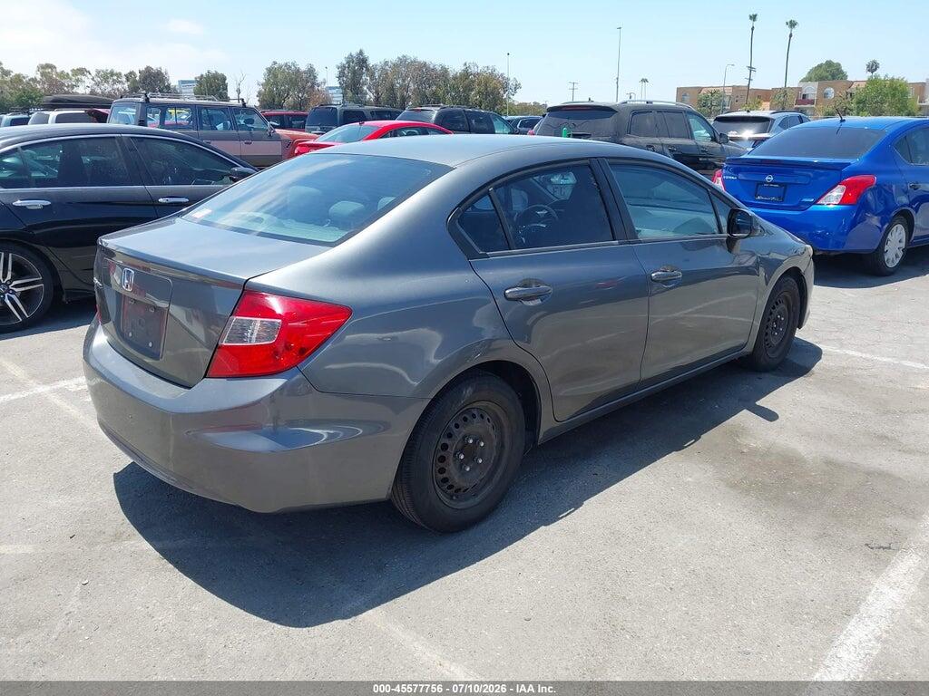 19XFB2F50CE300989 2012 HONDA CIVIC photo no. 4