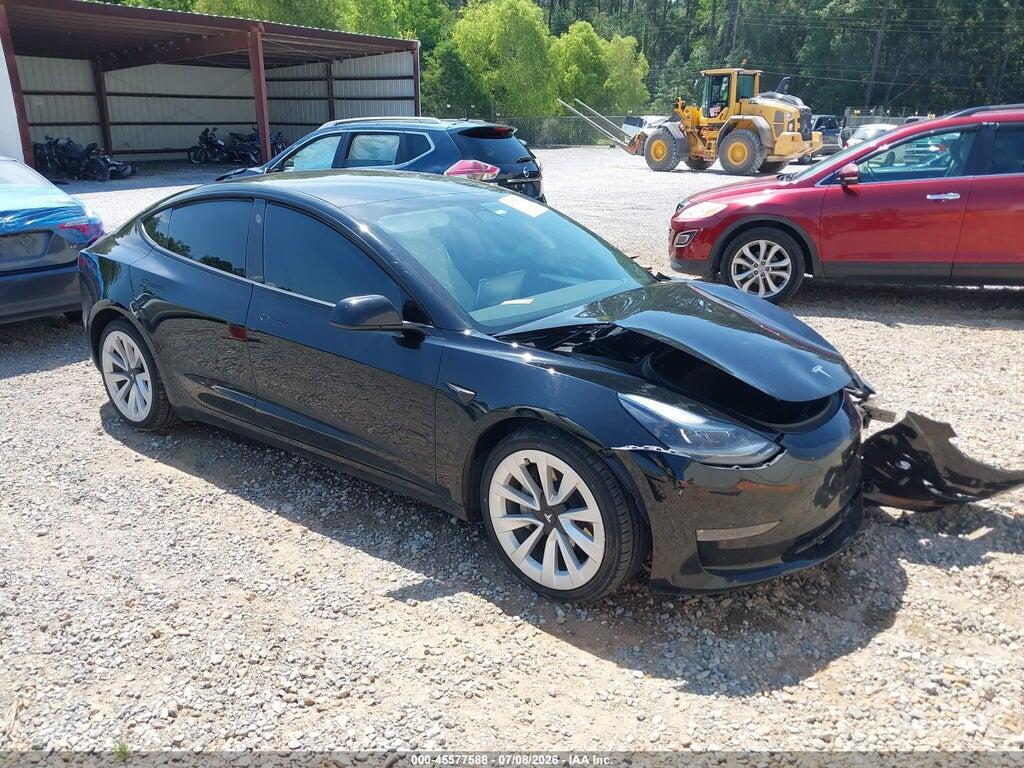 5YJ3E1EB2NF108868 2022 TESLA MODEL 3 photo no. 1