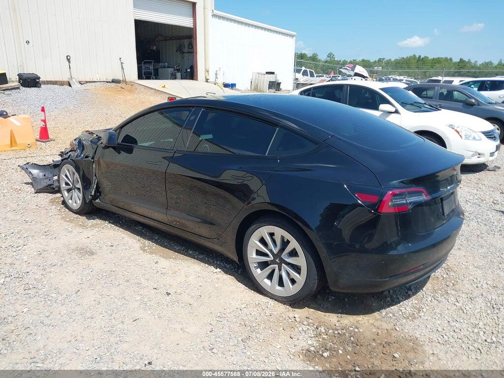 5YJ3E1EB2NF108868 2022 TESLA MODEL 3 photo no. 3