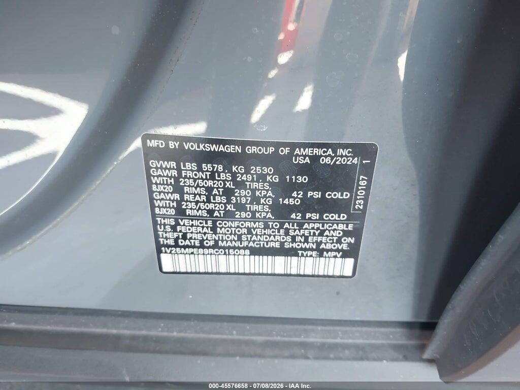 1V25MPE89RC015088 2024 VOLKSWAGEN ID.4 photo no. 9