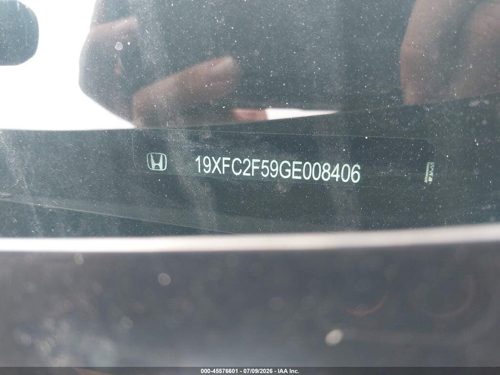 19XFC2F59GE008406 2016 HONDA CIVIC photo no. 9