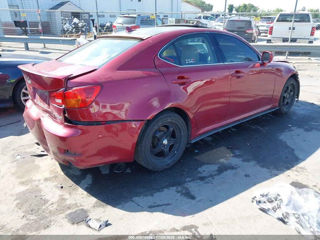 JTHCK262075009983 2007 LEXUS IS 250 photo no. 4