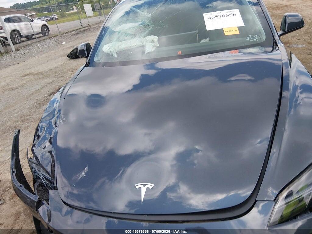 5YJ3E1EB0SF001278 2025 TESLA MODEL 3 photo no. 10