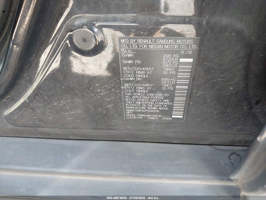 KNMAT2MV9JP558208 2018 NISSAN ROGUE photo no. 9