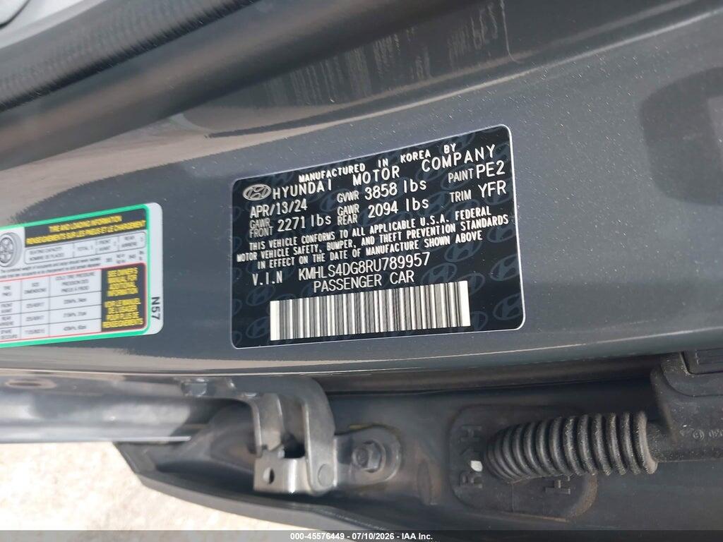 KMHLS4DG8RU789957 2024 HYUNDAI ELANTRA photo no. 9