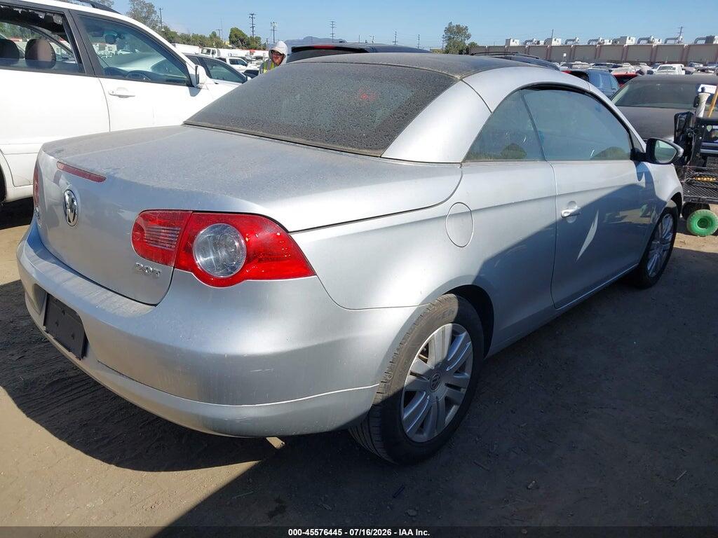 WVWBA7AH8AV019967 2010 VOLKSWAGEN EOS photo no. 4