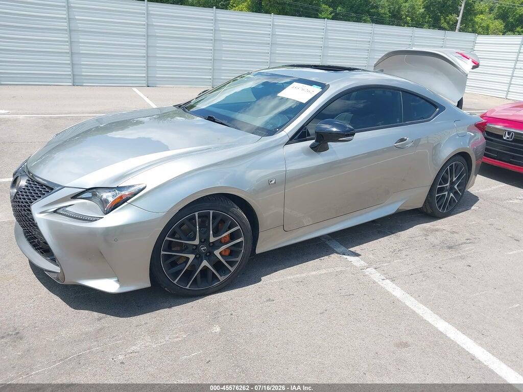 JTHHZ5BC4J5019165 2018 LEXUS RC 350 photo no. 2
