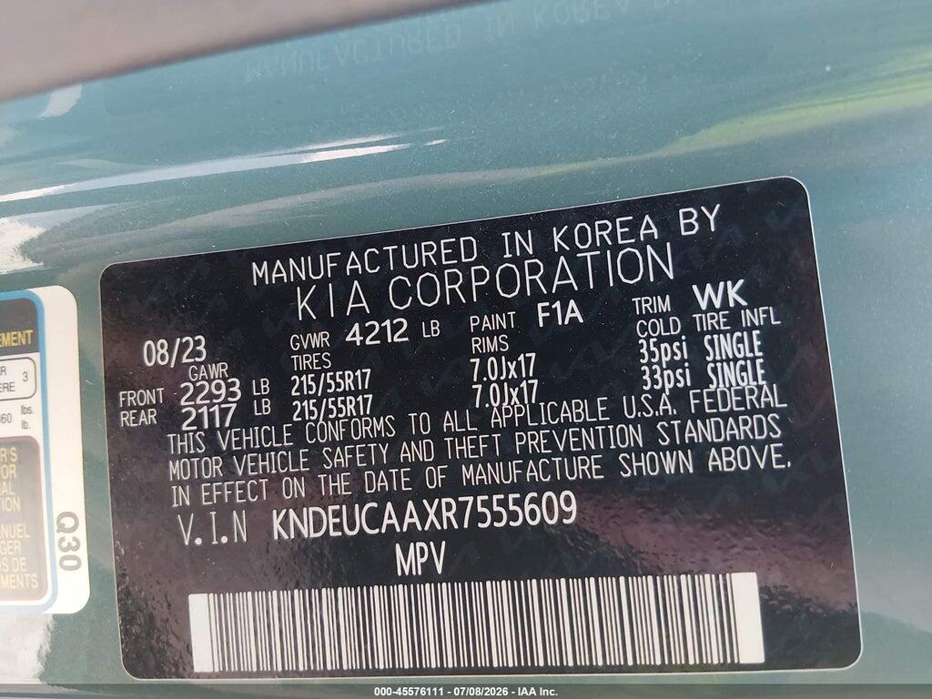 KNDEUCAAXR7555609 2024 KIA SELTOS photo no. 9