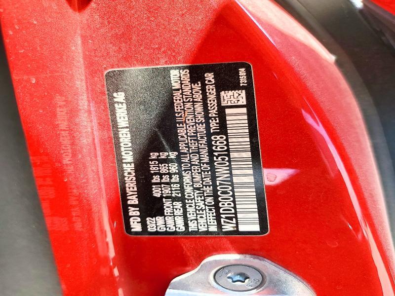 2022 TOYOTA GR SUPRA 3.0 PREMIUM — Фото 12 из 12