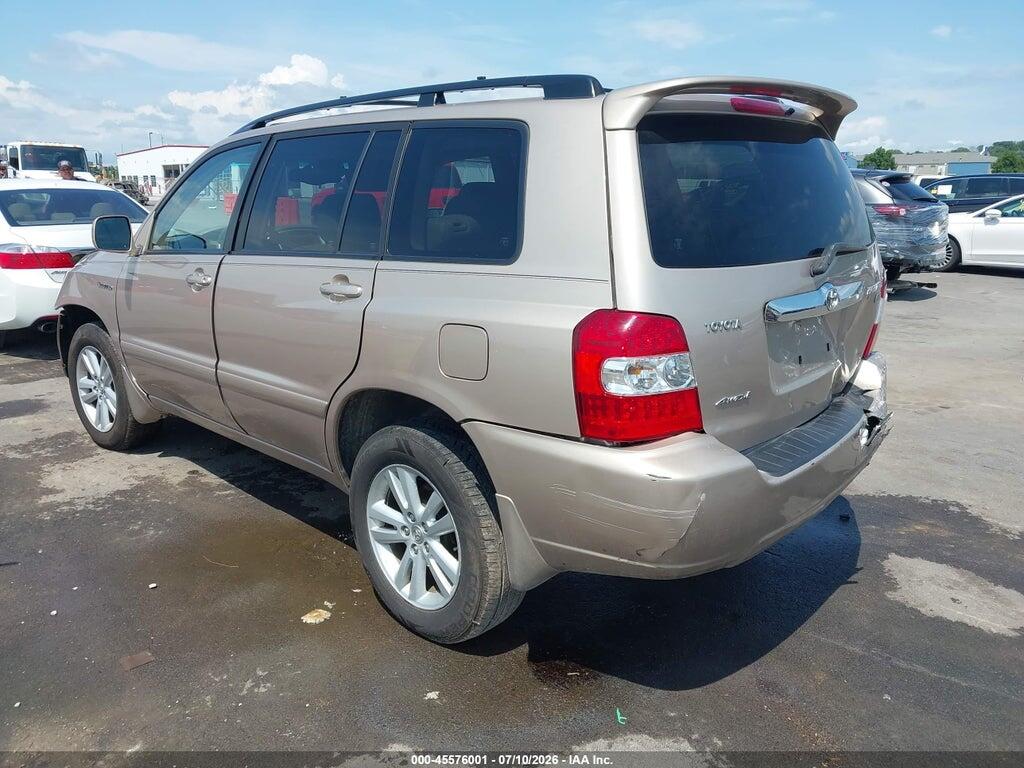 JTEEW21A960012451 2006 TOYOTA HIGHLANDER HYBRID photo no. 3
